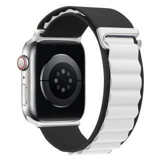 Alpský ťah - remienok na Apple Watch - Čierno-biely Čierno-biely, 42/44/45/49mm