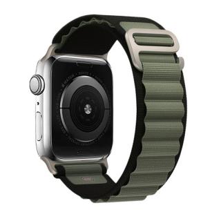 Alpský ťah - remienok na Apple Watch - Čierny-army green Čierny-army green, 38/40/41mm