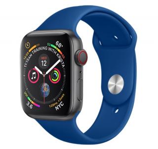 Jednofarebný remienok na Apple Watch - Diamond blue 38/40/41mm, Diamond blue, Dámsky - S/M (12 - 18cm)