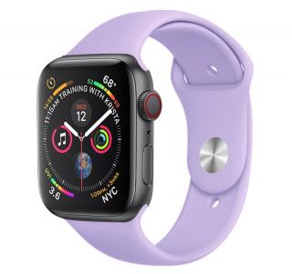 Jednofarebný remienok na Apple Watch - Levanduľový 38/40/41mm, Levanduľový, Dámsky - S/M (12 - 18cm)