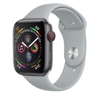 Jednofarebný remienok na Apple Watch - Šedý 38/40/41mm, Sivý, Dámsky - S/M (12 - 18cm)