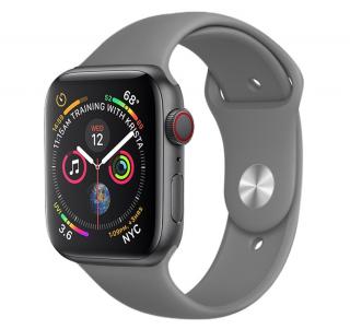 Jednofarebný remienok na Apple Watch - Tmavo šedý 38/40/41mm, Tmavosivý, Pánsky - L/XL (14 - 20cm)