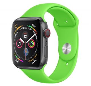 Jednofarebný remienok na Apple Watch - Zelený 38/40/41mm, Zelený, Dámsky - S/M (12 - 18cm)