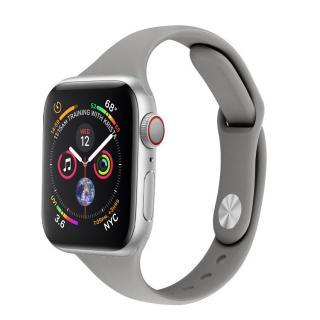 Jednofarebný SLIM remienok na Apple Watch - Šedý 38/40/41mm, Sivý