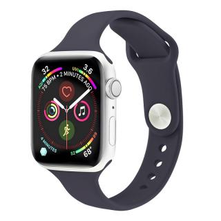 Jednofarebný SLIM remienok na Apple Watch - Tmavo modrý 38/40/41mm, Tmavo Modrý