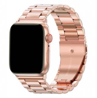 Kovový BR remienok pre Apple Watch - Rose Gold 38/40/41mm, Rose Gold