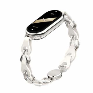 Magnetic chain - náhradný remienok pre Mi Band 8 Biela