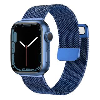 MILÁNSKY ŤAH pre Apple Watch - Magnetický - Modrý 38/40/41mm, Modrý