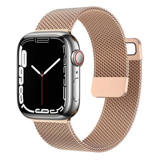 MILÁNSKY ŤAH pre Apple Watch - Magnetický - Rose gold 38/40/41mm, Rose Gold