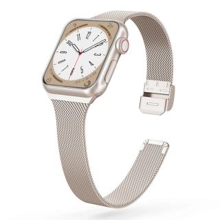 MILÁNSKY ŤAH SLIM pre Apple Watch - Starlight Starlight, 38/40/41mm