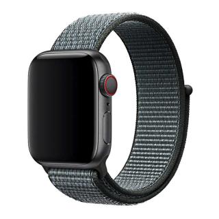 Nylonový remienok na Apple Watch na suchý zips - Army green 38/40/41mm, Army Green