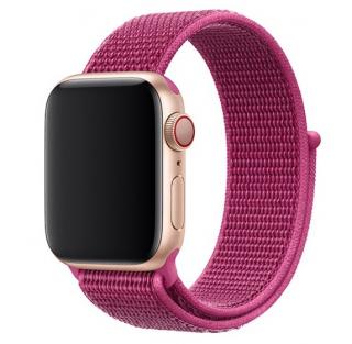 Nylonový remienok na Apple Watch na suchý zips - Fialový 38/40/41mm, Fialový