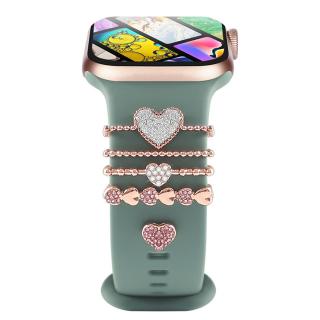 Ozdoba na remienok Apple Watch Diamond Heart