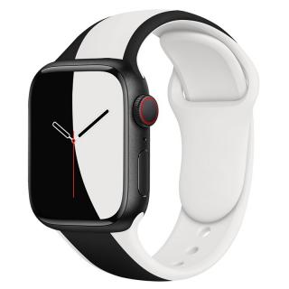 Prúžok - remienok na Apple Watch - Černo-bílý Čierno-biely, 42/44/45/49mm