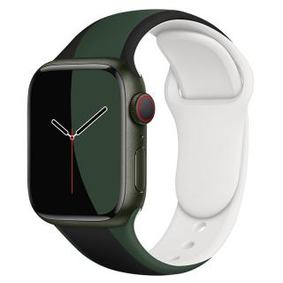 Prúžok - remienok na Apple Watch - Černo-zelený Čierno-zelený, 38/40/41mm