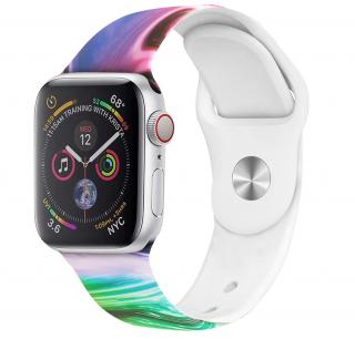 Rozpitá Maľba - remienok na Apple Watch 38/40/41mm, Dámsky - S/M (12 - 18cm)