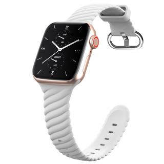 Slim pastelový remienok pre Apple Watch - Biely 42/44/45/49mm, Biely