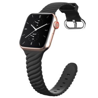 Slim pastelový remienok pre Apple Watch - Čierny 42/44/45/49mm, Čierny