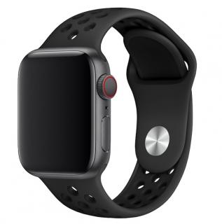 Športový remienok na Apple Watch - Čierny 38/40/41mm, Čierny, Dámsky - S/M (12 - 18cm)