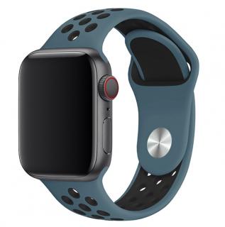 Športový remienok na Apple Watch - Pastelovo modrý 38/40/41mm, Pastelovo-modrý, Dámsky - S/M (12 - 18cm)