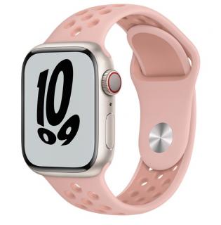 Športový remienok na Apple Watch - Ružový 38/40/41mm, Ružový, Pánsky - L/XL (15 - 21cm)