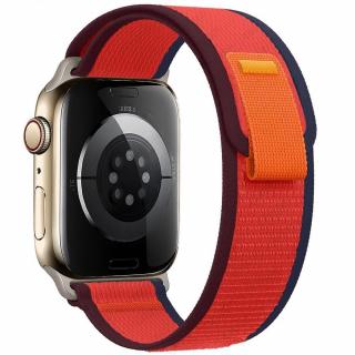 Trail loop - remienok na Apple Watch - Červená / modrá Vínovo červená, 38/40/41mm