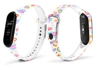 Xiaomi Mi Band 3/4 náhradný náramok - Farebná srdce