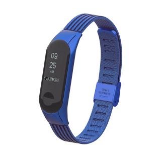 Xiaomi Mi Band 3/4 náhradný náramok - MT kovový Modrá