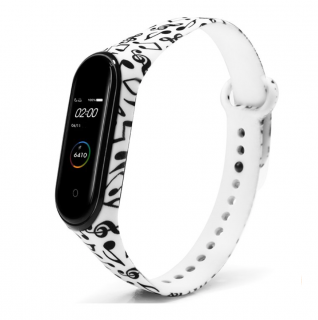 Xiaomi Mi Band 3/4 náhradný náramok - Noty