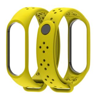 Xiaomi Mi Band 3/4 náhradný náramok - Športový pastelový Žltá