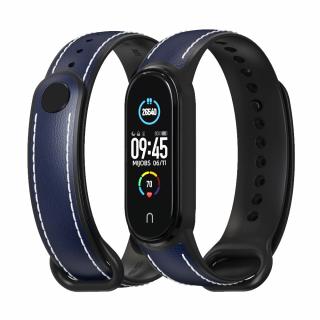 Xiaomi Mi Band 5/6 Kombinovaný náhradný náramok Modro-čierna