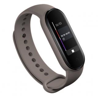 Xiaomi Mi Band 5/6 náhradný náramok Tmavo béžová