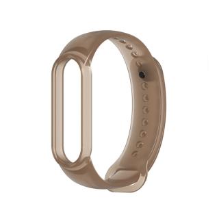 Xiaomi Mi Band 5/6 Priehľadný náhradný náramok Hnedá