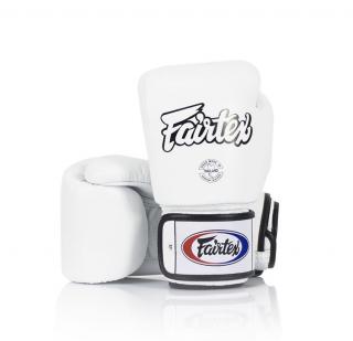 Boxerské rukavice - FAIRTEX - BGV1 - biele (Boxerské rukavice - FAIRTEX - BGV1 “Tight-Fit” - biele)