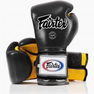 Boxerské rukavice - Fairtex - BGV9 - Heavy Hitter's Mexican Style - čierne/žlté (Boxerské rukavice - Fairtex - BGV9 - Heavy Hitter's Mexican Style - čierne/žlté)