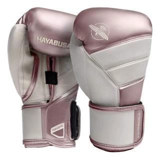 Boxerské rukavice - HAYABUSA - T3 - biela/rose gold (Boxerské rukavice - HAYABUSA - T3 - biela/rose gold)