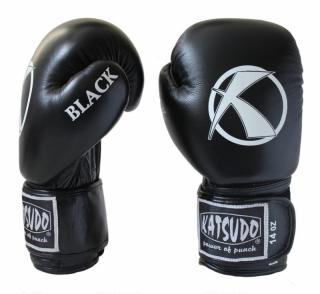 Boxerské rukavice - Katsudo - Power - čierne (Boxerské rukavice - Katsudo - Power - čierne)