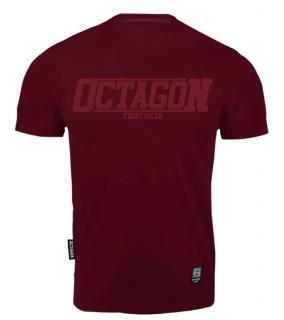 Octagon Tričko - Fight Wear 2022 - Burgund (Octagon Tričko - Fight Wear 2022)