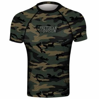 Rashguard krátky rukáv - Pretorian - Woodland Camo (Rashguard krátky rukáv - Pretorian - Woodland Camo)