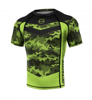 Rashguard - Octagon -  Mesh - Light Green (Rashguard - Octagon - Mesh - Light Green)