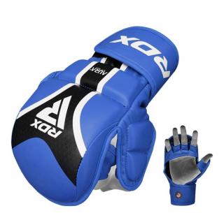 Sparingové MMA rukavice - RDX - Shooter Aura Plus - modré (Sparingové MMA rukavice - RDX - Shooter Aura Plus - modré)