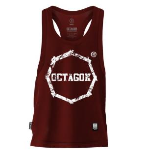 Tielko - Tank Top - Logo Smash - bordové (Tielko - Tank Top - Logo Smash - bordové)