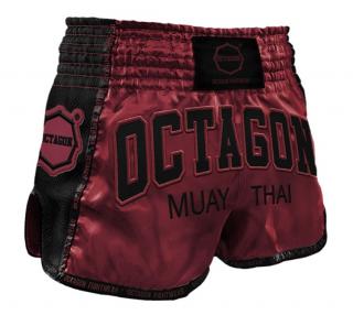 Trenky Muay Thai - burgund/čierna (Trenky Muay Thai - burgund/čierna)