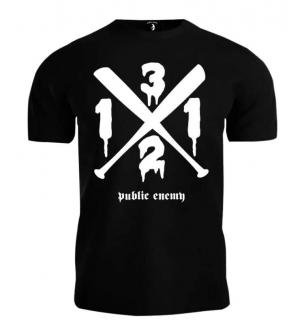 Tričko - Public Enemy - 1.3.1.2. - Baseball (Tričko - Public Enemy - 1.3.1.2. - Baseball)