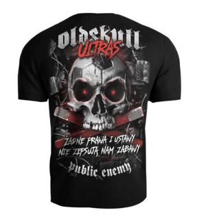 Tričko - Public Enemy - Oldskull Ultras (Tričko - Public Enemy - Oldskull Ultras)