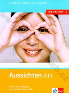 Aussichten A1.1 - nemecká učebnica s pracovným zošitom vr. CD a 1 DVD