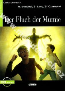 Der Fluch der Mumie - zjednodušené čítanie A1 v nemčine (CIDEB) vr. CD