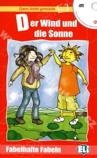 Der Wind und die Sonne - zjednodušené čítanie v nemčine vr. CD