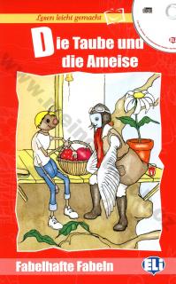 Die Taube und die Ameise - zjednodušené čítanie v nemčine vr. CD