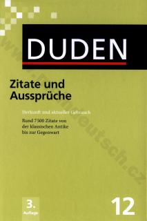 Duden - Zitate und Aussprüche Bd. 12, 3. vydanie 2008